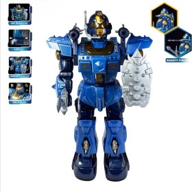 Resim Vardem DF-6051 Vardem Işıklı ve Müzikli Roket Atan Pilli Savaşçı Robot 