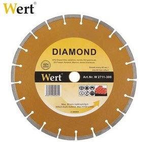 Resim Wert 2711-115 Granit Mermer Elmas Testere 115 MM 