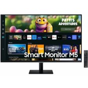 Resim Samsung 109 Ekran 43" inç 4K UHD HDR10 3840 x 2160 Wi-fi ,HDMI+Type-C Bağlantı Akıllı Smart Slim Monitör Tv 