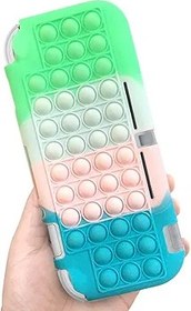 Resim SDTEK Nintendo Switch Lite ile uyumlu, Bubble Fidget Pop yumuşak cep telefonu kılıfı silikon koruyucu kılıf (yeşil/pembe/mavi) 