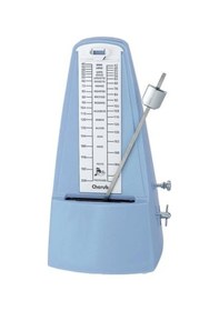 Resim Cherub Wsm-330-bl Mekanik Metronom Mavi Şeffaf Kapaklı Canlı Renk 