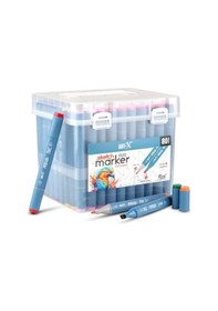 Resim Supertrend Supertrend Sketch Marker Duo Çift Uçlu Marker Kalem Seti 80 Renk Görsel Rengi 