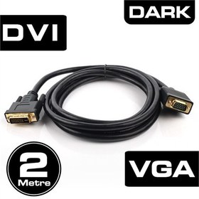 Resim 2m VGA - DVI (24+5) Çift Yönlü Görüntü Bağlantı Kablosu (DK-CB-DVIXVGAL200) 