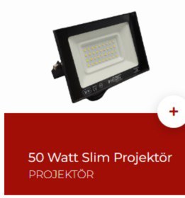 Resim Hightek 50w projektör 