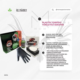 Resim TRAX Araç Plastik Aksamları Için Özel Üretilen Hidrofobik Seramik Kaplama Ve Pigment Yenileyici 