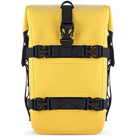 Resim Wezone Motosiklet Körük Çantası, Reflektif Su Geçirmez, Büyük Kapasite, Sürüş Güvenliği Sağlar, Sarı Sarı 