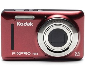 Resim Kodak Pixpro Friendly Zoom FZ53 Dijital Fotoğraf Makinesi KIRMIZI 