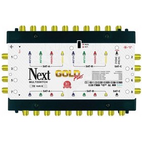 Resim Next Ye 10/8 Gold Plus Sonlu-Kaskad Uydu Santrali 