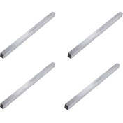 Resim 4pcs 10MM x 10MM x 200MM Turning Ayrılma Torna Torna Hss Alet Bit Gri (Yurt Dışından) 