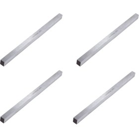 Resim 4pcs 10MM x 10MM x 200MM Turning Ayrılma Torna Torna Hss Alet Bit Gri (Yurt Dışından) 