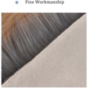 Resim Ulzyvf Yumuşak Tavşan Kürkü Halı - Modern Kaymaz Tabanlı Ev Halısı 