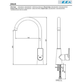 Resim Eca Dalia 102118125 Eviye Mutfak Bataryası 