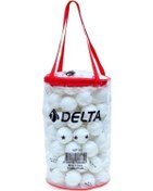 Resim 100 Adet Masa Tenisi Topu Pinpon Topu - Fermuarlı Çantalı 