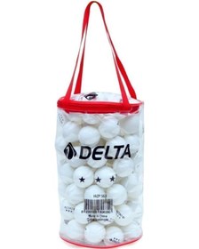 Resim 100 Adet Masa Tenisi Topu Pinpon Topu - Fermuarlı Çantalı 