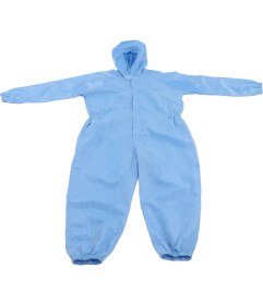 Resim Creatorally Anti Statik Koruma Tulumu Evrensel Atölye Temizleme Toz Geçirmez Giysiler Kapşonlu Mavi Xl (Yurt Dışından) 