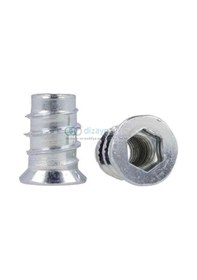 Resim M6 12x15 Mm. Zamak Metal Dübel-30 Adet 