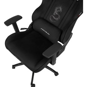 Resim Xmax / Rio Balerion Terletmez Kadife Kumaş Siyah Gaming Oyuncu Koltuğu / 120 kg Taşır 