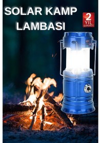 Resim Kamp Lambası El Feneri Askılı Büyük Boy Usb Şarjlı Işıldak Beyaz 