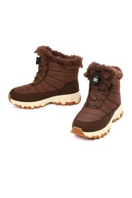 Resim Derimod Dry Kadın Kahverengi Bağcıklı Kalın Tabanlı Waterproof Outdoor Bot - Kahverengi / 41 