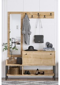 Resim Decormet Nonso Ayakkabılık Safir Meşe- Dec-20054 Diğer 