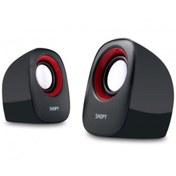 Resim Snopy Sn-120 1+1 Masa Üstü Usb Speaker (siyah-kırmızı) 