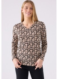 Resim Pierre Cardin Kadın Kahverengi Pijama Takımı Kahverengi 