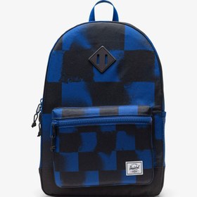 Resim Herschel Heritage Checkered Çocuk Siyah/Mavi Sırt Çantası 
