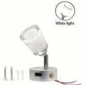 Resim Boatshop1 Myrc 3w Gümüş Dokunmatik Kontrollü Led Okuma Lambası 3 Renk Ayarlanabilir Usb Aydınlatma 1 Adet 