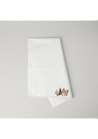 Resim Linens Auren Pamuk 50x85 Cm Yüz Havlusu Ekru Ekru 