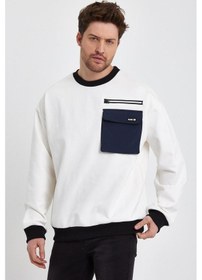 Resim Alexander Gardi Alexandergardı Cep Detaylı Sweatshirt E23-75500 001 