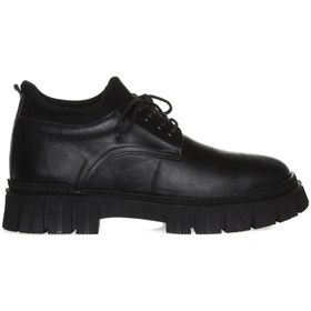Resim Aeropostale Siyah Erkek Deri Sneaker KHARGA 