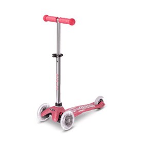 Resim Micro Scooter Mini Deluxe Fairy Glitter LED Pembe Çocuk Scooter 