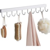 Resim Xhang Alüminyum Havlu Kanca Banyo Mutfak Duvar Asılı Kapı Geri Satır Kanca Ceket Askı Ücretsiz Punch | Banyo Rafları (50CM)(Yurt Dışından) 