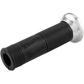 Resim Vespa GT-GTS Elcik Sol *Siyah-Krom* Ø 22/24 mm L 125 mm (2003-2016) / PIAGGIO 