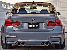 Resim Bmw F30 2012-2017 İnce M Sport Spoiler 