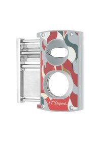 Resim S.t. Dupont Camo Kırmızı Çift Bıçaklı Puro Kesici 003451r 