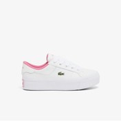 Resim Lacoste Ziane Platform Kadın Beyaz/Pembe Sneaker 