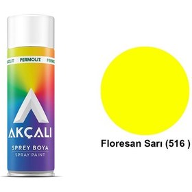 Resim Akçalı 516 Sprey Boya Floresan Sarı 400 ML 