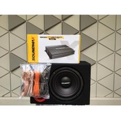 Resim Soundmax SX-FC12 30 CM SUBWOOFER KABİNLİ 3000W 4KANAL AMFİ KABLO TK. 