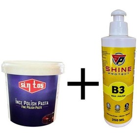 Resim Sintaş 1000gr İnce Pasta Shine Protect 250gr B3 Cila Set 