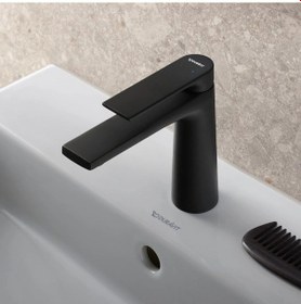Resim Duravit Tulum Lavabo Bataryası M Boy Mat Siyah, Tu1020002046 Siyah 
