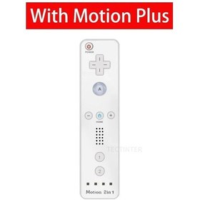 Resim Beyaz Uzaktan-kablosuz Bluetooth Gamepad Dahili Motion Plus Uzaktan Kumanda Nintendo Wii Denetleyicisi İçin Uyumlu Nunchuck Seti Silikon Kılıf İle 