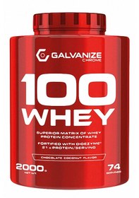 Resim Galvanize Nutrition 100 Whey Protein 74 Servis 2000 Gr Çikolata Kokonat Çikolata - Hindistan Cevizi 