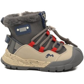 Resim Gri İçi Kürklü Soğuğa Dirençli Kaymaz Erkek Çocuk Bot 22672 P Gri 