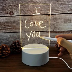 Resim Ttt LED Çizim Tableti Gece Lambası 