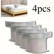 Resim Xuweiwei Gri Paket Dörtlü Set Çarşaf Klipsi Yatak Örtüsü Sabitleyici 