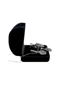 Resim Oya Silver Siyah Oniks Taşlı Gümüş Set&takım 2 