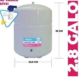 Resim Sulook Tüm Su Arıtma Cihazlarına Uyumlu 2 8 Galon (10 Lt) Metal Tank 
