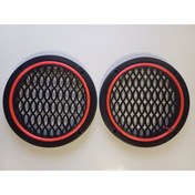 Resim titanxpro 20 CM LED MİDRANGE HOPARLÖR KAPAK SABİT RENK KIRMIZI 