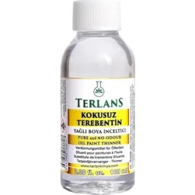 Resim Kokusuz Terebentin 100 ml Tamamen Kokusuz Yağlı Boya Inceltici 